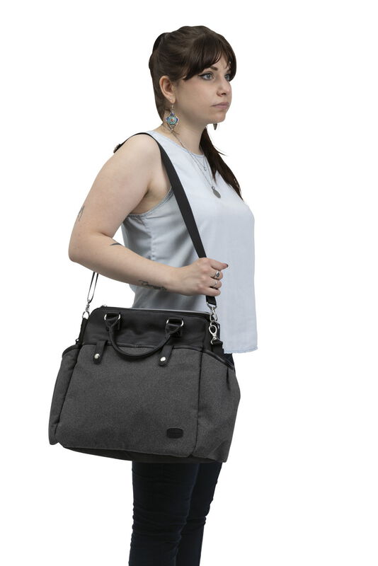 Mysa Diaper Bag Black Satin image number 3